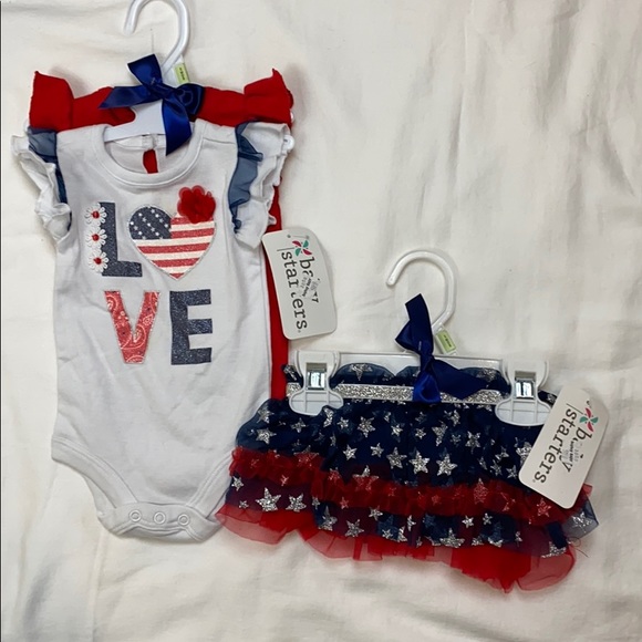 Other - Fourth of July 3 month baby girl outfit